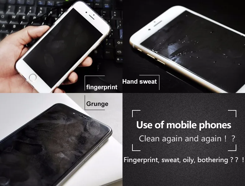 Закаленное стекло для защиты экрана без отпечатков пальцев для iPhone X 7 5 SE 5 S 5C 6 6S 8 Plus XS Max XR матовая защитная пленка