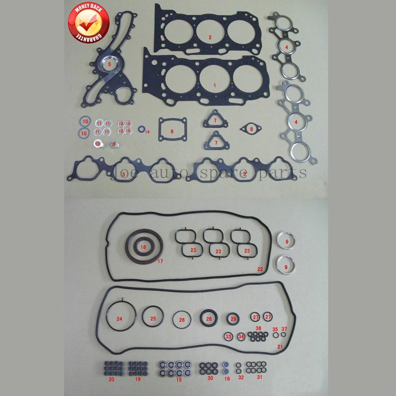 

2GR 2GRFE Engine Full gasket set kit for Toyota Camry/Avalon/Alphard/RAV 4/ESTIMA/SIENNA LEXUS RX/ES 3.5L 3456CC 50282800