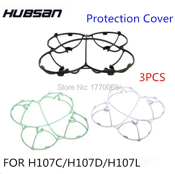 Hubsan x4 H107C H107L Защитная крышка 3 шт./лот детали лезвия для V252 JXD385 квадрокоптера |