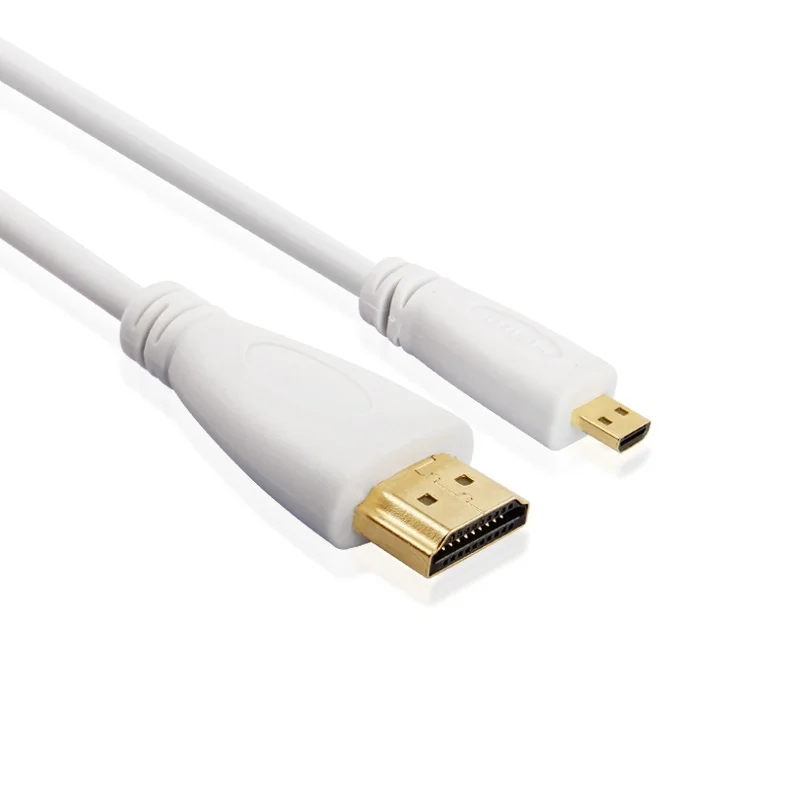 Кабель Micro HDMI(type D)-HDMI(type A) позолоченный(High speed) Кабель Micro HDMI поддерживает Ethernet, 3D, 4K и Ethernet