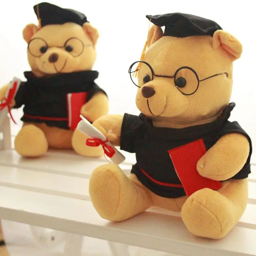 small graduation teddy bear