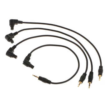 

4 Pieces N3 Shutter Release Remote Cord for Canon 5DII 5DIII 7D 6D D60 1Ds Mark III
