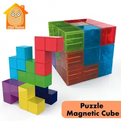 Mini Tudou бесконечное Cube игрушки для детей Magic Магнитный куб головоломки обучающие игры специальные игрушки