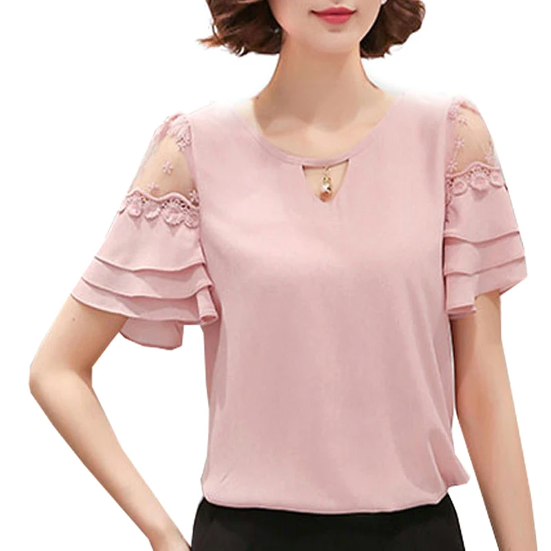 girls pink blouse