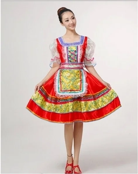 Traditionele Russische Kostuum Chinese Traditionele Dans Kostuum