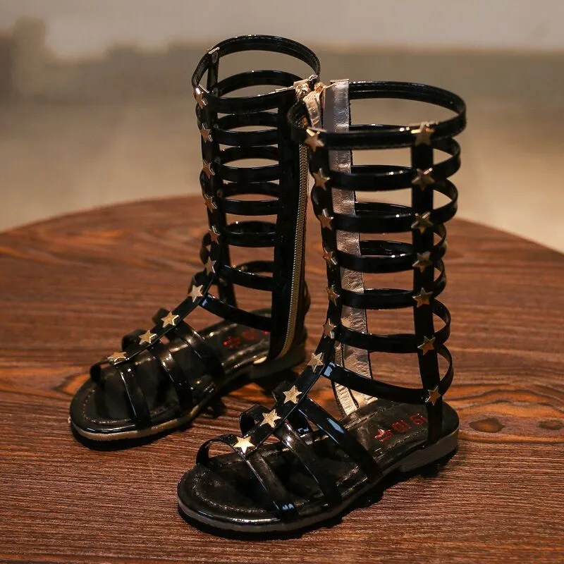 Zapatos-de-los-ni-os-zapatos-botas-de-verano-de-alta-moda-de-las-ni-as
