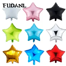18 polegada estrela coração forma redonda balão de hélio baloon casamento aniversário festa de natal decoração suprimentos crianças globos brinquedo presentes