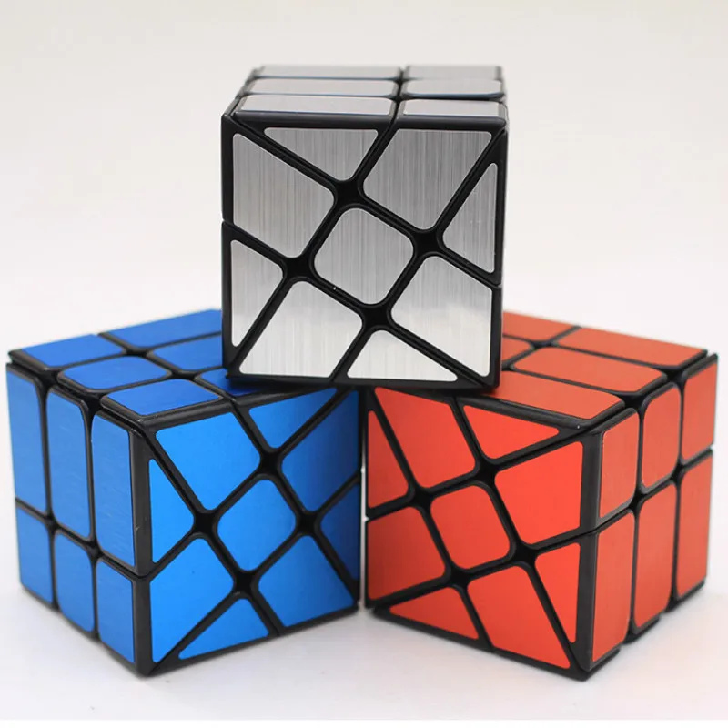 hot wheels Professional Speed Cube Asymmetrical Magic Cube Educational Puzzle Toys For Children Learning Magic Cubos Toy