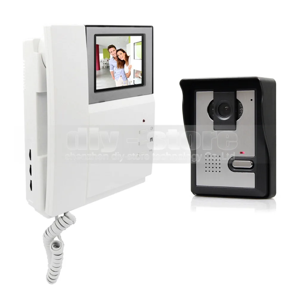 

DIYKIT 4.3inch Video Intercom Video Door Phone Doorbell 1 Camera 1 Monitor for Home / Office Security System