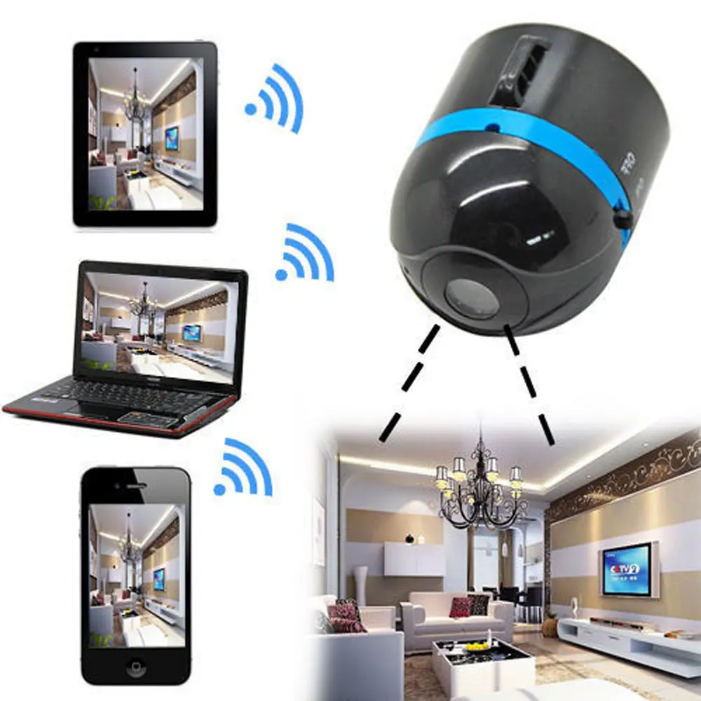 HD Wireless Security IP Camera WifiI Wi-fi R-Cut Night Vision Audio Recording Surveillance Network Indoor Baby Monitor