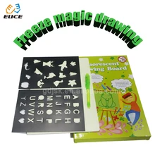 1 компл. самая популярная дети мигает живопись развивающие рисования Игрушка magic aqua doodle Мат из Китая