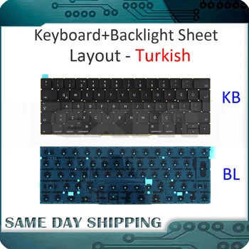 

New for Macbook Pro Retina 15'' A1707 Keyboard Turkish Turkey w/ Backlight Backlit EMC3072 EMC3162 Late 2016 Mid 2017 Year