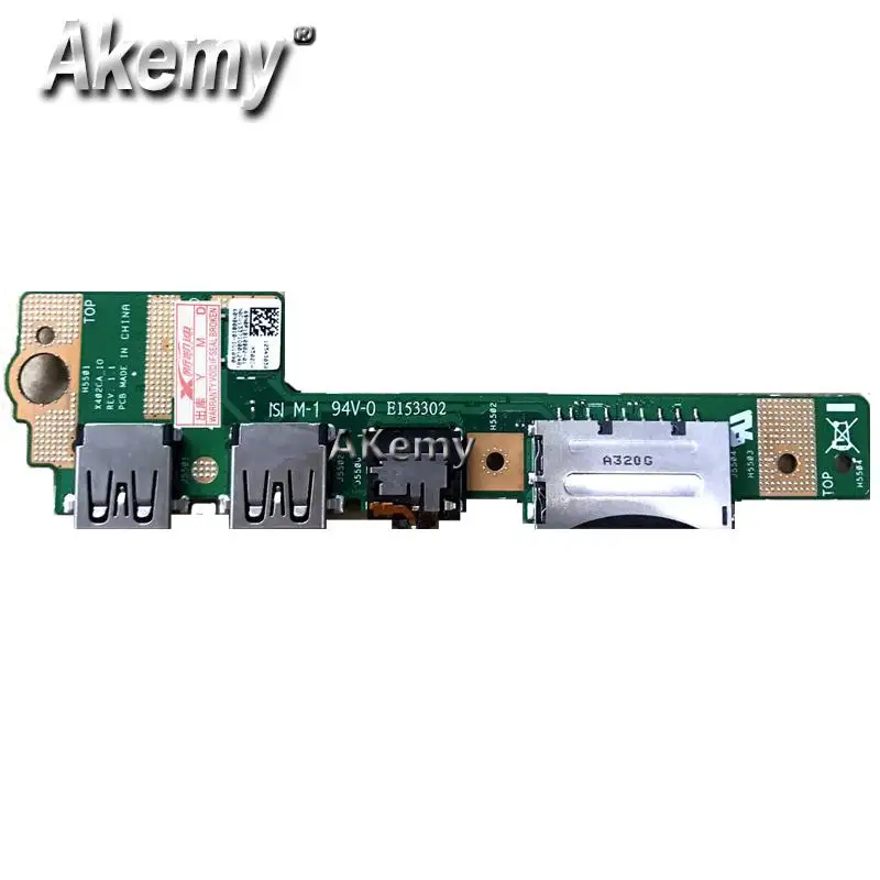 Оригинальная плата IO 60NB00Z0 IO2020 для X402C X402ca X502C X502ca|Кулеры/вентиляторы/системы