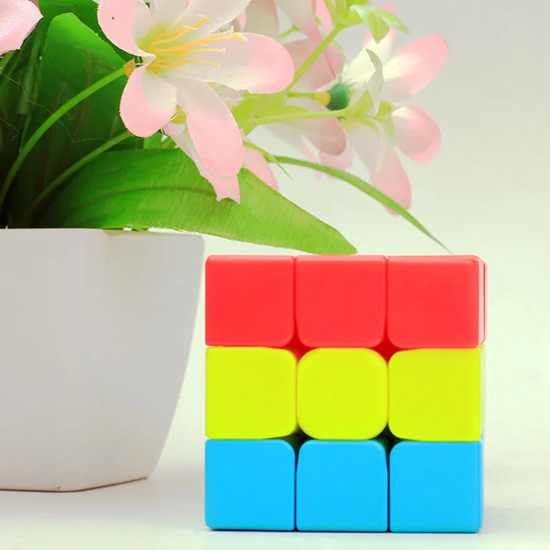 Zcube необычная форма красочный куб сэндвич гусеница вогнутый куб пудинг пластик Cubo Magico Stickerless развивающие игрушки