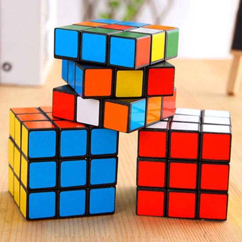 

Sticker Magic Cube Fun 3x3x3 Magic Puzzle Cube Decompression Toys Profession Competition Speed Cube Puzzle Education Toy