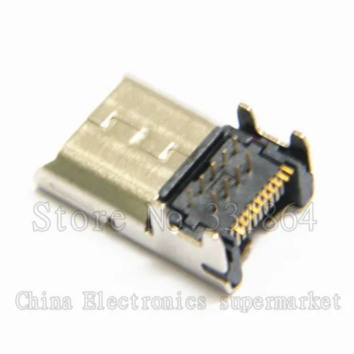 

tablet pc Micro connector for Asus Eee Pad K001 T100TA TF201 TF300T TF502T TF700T TF810C TX300CA 19PIN Micro HDMI Jack 2pcs