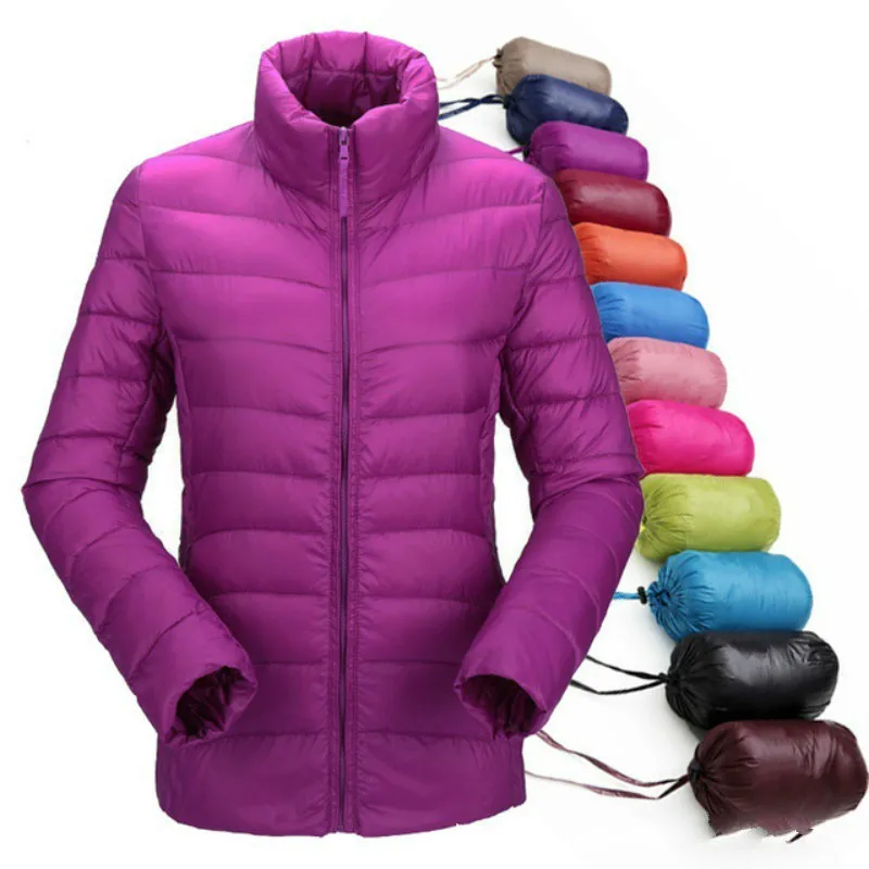 Vente ZOGAA veste femmes hiver chaud manteau Ultra léger duvet de canard rembourré manteau Outwear femme à capuche court Slim solide pardessus grande taille