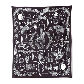 

Home Decor Wall Hanging Tapisserie Wall Chambre Drop Shipping Hand Skull Religion Art Bohemian Tapestry