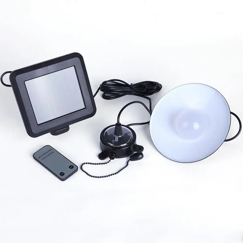 

New Wall mount home outdoor Solar Power white LED Downlighter Lamp With Pull Cord Shed Light With Remote Control~