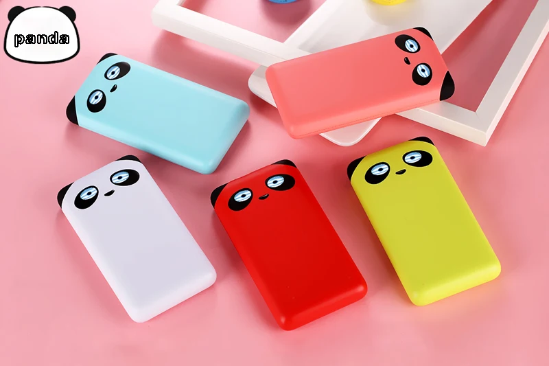 Дополнительный внешний аккумулятор с пандой 20000mAh mobile power мультфильм bank Внешний