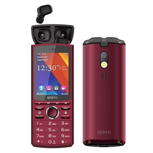 

SERVO R25 2G Feature Phone 2.8 inch 64MB RAM 64MB ROM 6000mAh Battery Wireless Bluetooth 5.0 Headphone Mini Cell Phone