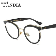 Женские Модные кошачьи оправа для очков Мужская оптическая стеклянная оправа винтажные компьютерные очки прозрачная близорукость очки NX