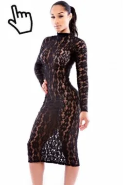 Black-Sheer-Lace-Crew-Neck-Midi-Dress-LC6862-2_conew1