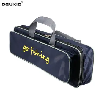 

HobbyLane DEUKIO Oxford Waterproof Fishing Travel Bag Fishing Rod Reel Accessories Case Portable Shoulder Bag Handbag