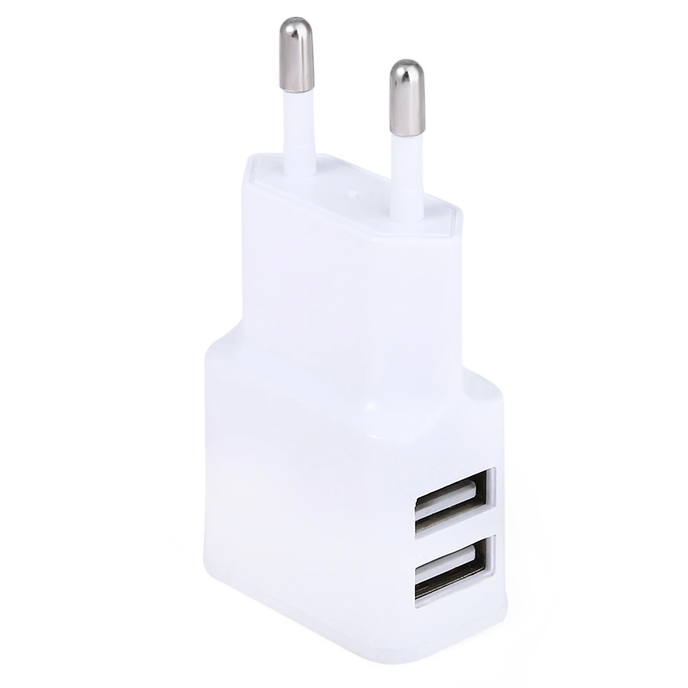Штепсельная Вилка европейского стандарта США 2 порта USB зарядное устройство 5 В А