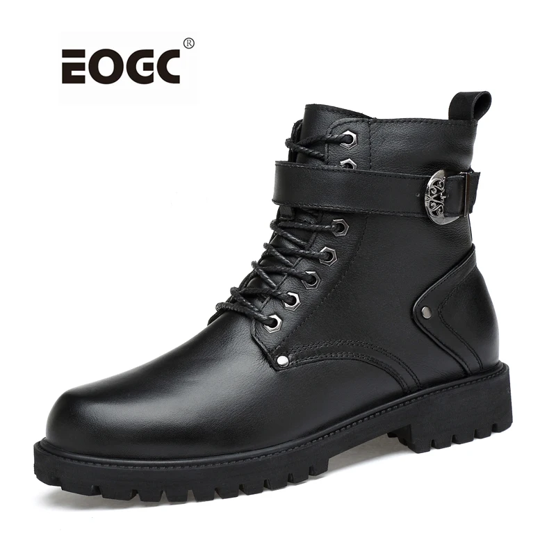 High Quality Plus Size Winter Shoes, Lace Up Warm Leather Men Boots, Two Style Fashion Men Autumn Shoes And Winter Boots High Quality Plus Size Winter Shoes, Lace Up Warm Leather Men Boots, Two Style Fashion Men Autumn Shoes And Winter Boots