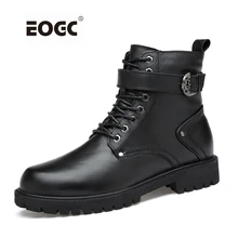 High Quality Plus Size Winter Shoes, Lace Up Warm Leather Men Boots, Two Style Fashion Men Autumn Shoes And Winter Boots super warm men boots two style high quality autumn and winter shoes handmade retro men shoes genuine leather snow boots shoes