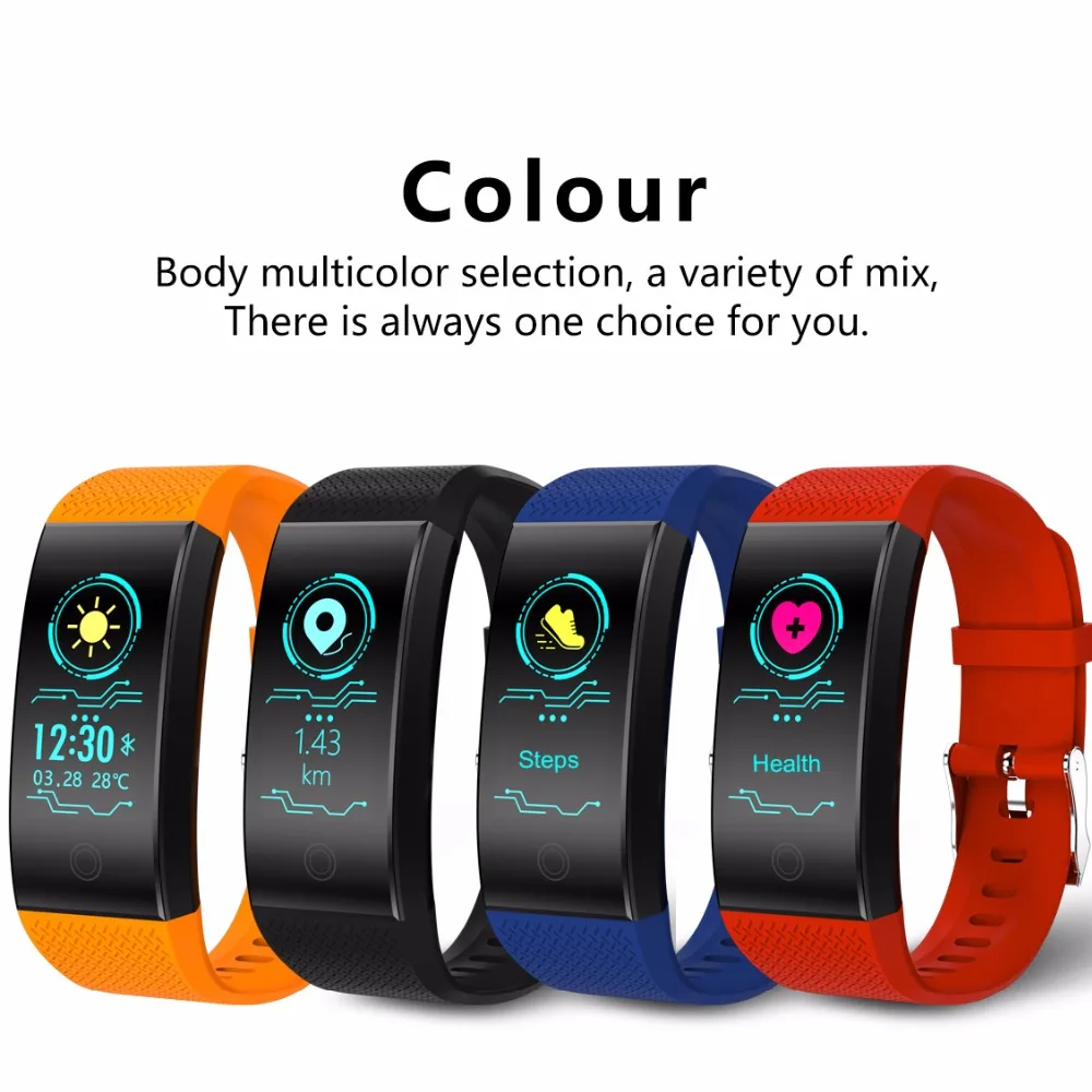 BANGWEI Smart Wristwatch Heart Rate Blood pressure detector Fitness Tracker SmartWatch Waterproof Smart Watch Men Sport watch