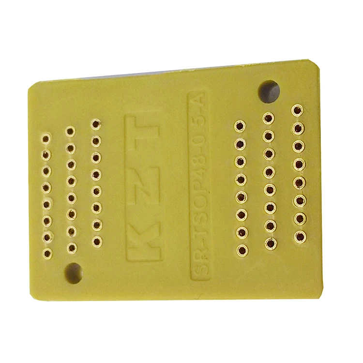 50pcs/lot Pin Board TSOP48-0.5 Interposer Board Receptacle Pin Adapter Plate Burn in Socket Test Socket Plug pin