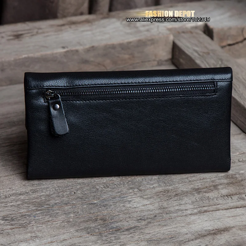High quality women's genuine leather wallet sot leather first premium leather first leather credit card bag money wallet (2)