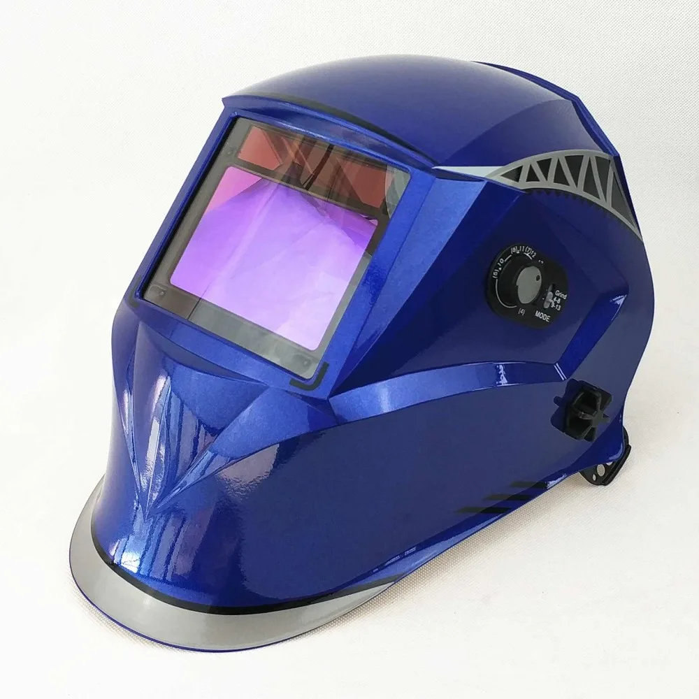 Welding Mask 100*65mm 1111 4 Sensors Grinding DIN 3/4-13 MMA MIG/MAG TIG CE/UL/CSA/AS Cert Solar Auto Darkening Welding Helmet