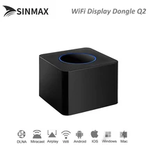 Новинка Q2 беспроводной WiFi дисплей ключ приемник 1080P HD tv Stick Airplay медиа стример адаптер медиа для Android tv stick