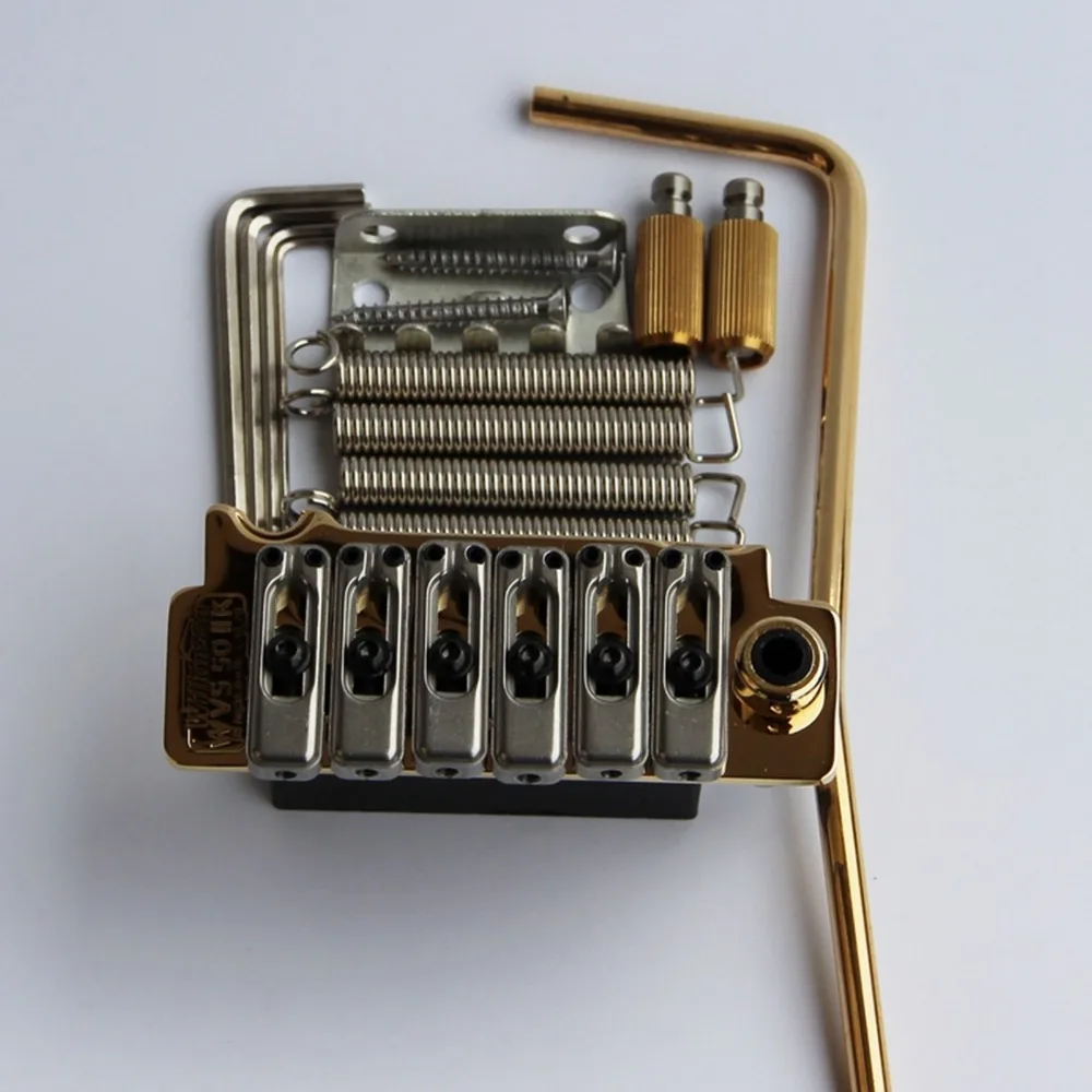 

WVS 50 II K stratocaster guitar tremolo bridge kit Gold Brand new