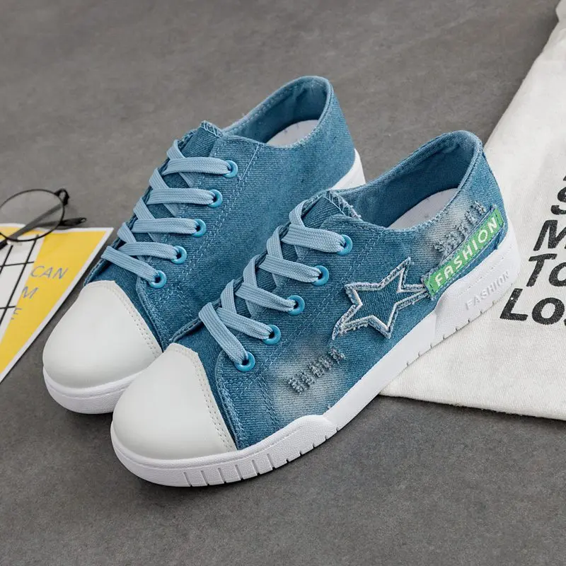 

2017 New Arrival Fashion Women Shoes Women Casual Shoes women shoes denim Canvas Shoes Casual Chaussure Femme