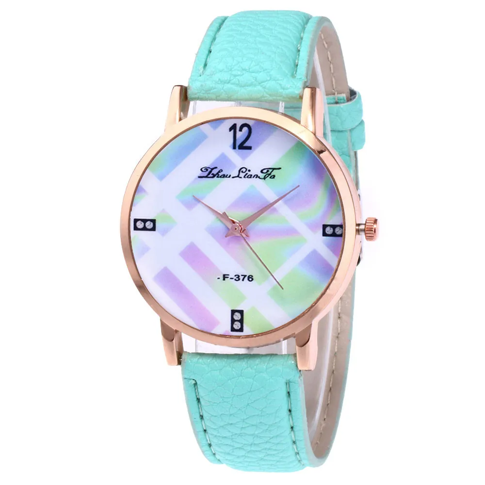 Women's Gifts Fashion Casual Leather Strap Analog Quartz Round Watch Women's Gifts Fashion Casual Leather Strap Analog Quartz Round Watch