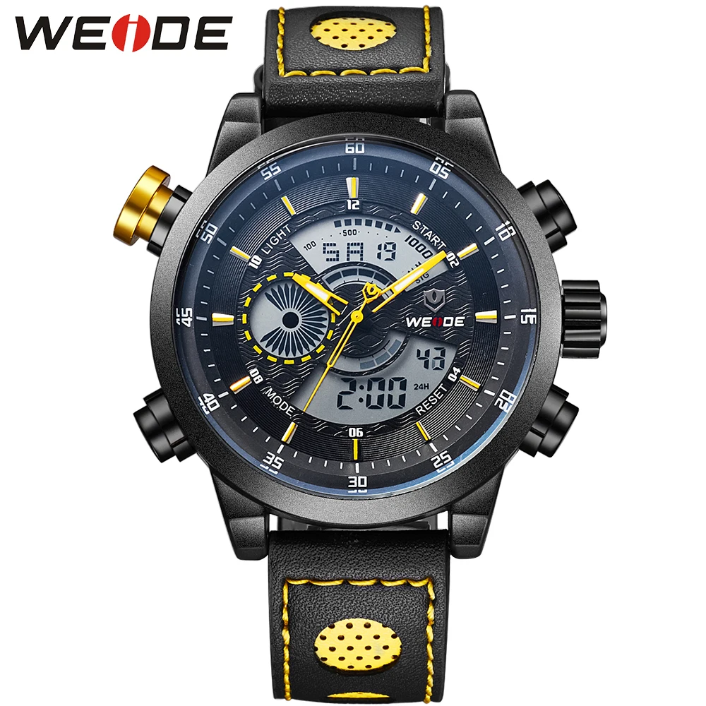 

WEIDE Quartz-Watch Brand Men Relogio Digital-Watch Relogios Masculinos De Luxo Original Car Watch China Men Luxury Brand WH3401