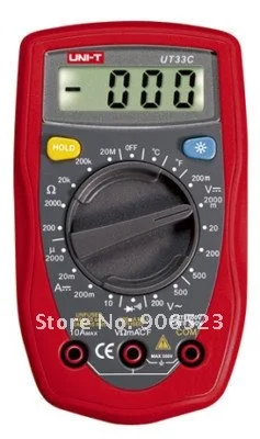 

free shipping Pocket palm-size Digital Multimeter UT33C