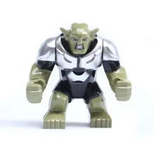 30 шт. 0183 строительные блоки Супер Герои Фигурки 7 см большие зеленые фигурки гоблинов детские игрушки, строительные блоки