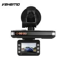 VEHEMO 2 in 1 720 p Guidare In Modo Sicuro Rilevatore di Controllo di Velocità di Velocità Auto Laser Videocamera per auto Radar Dell’automobile di Visione Notturna DVR rocorder