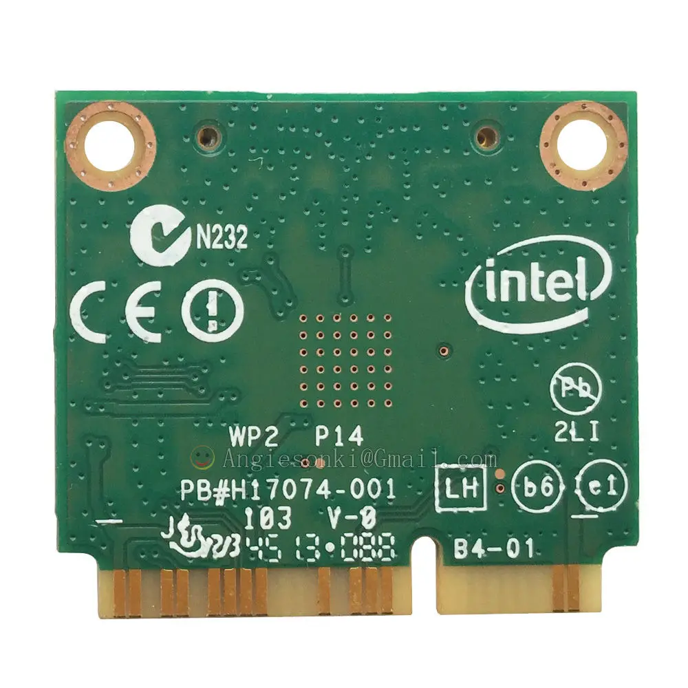 7260HMW + BT 4 0 MINI PCI E WLAN карта INTEL 7260BN WIRELESS N для Lenovo 04X6011 K4350 K4250 B5400 M5400 S410 S310 S540|wlan card|intel