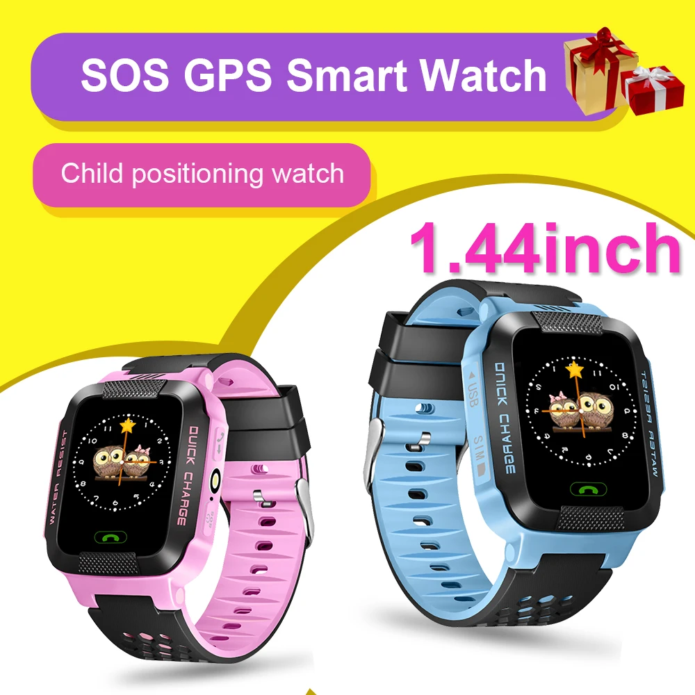 

Smart Watch Kids Touch Screen GPS Positioning Children's Watches SOS Call Location Anti-Lost Reminder Baby Watch Children Clock