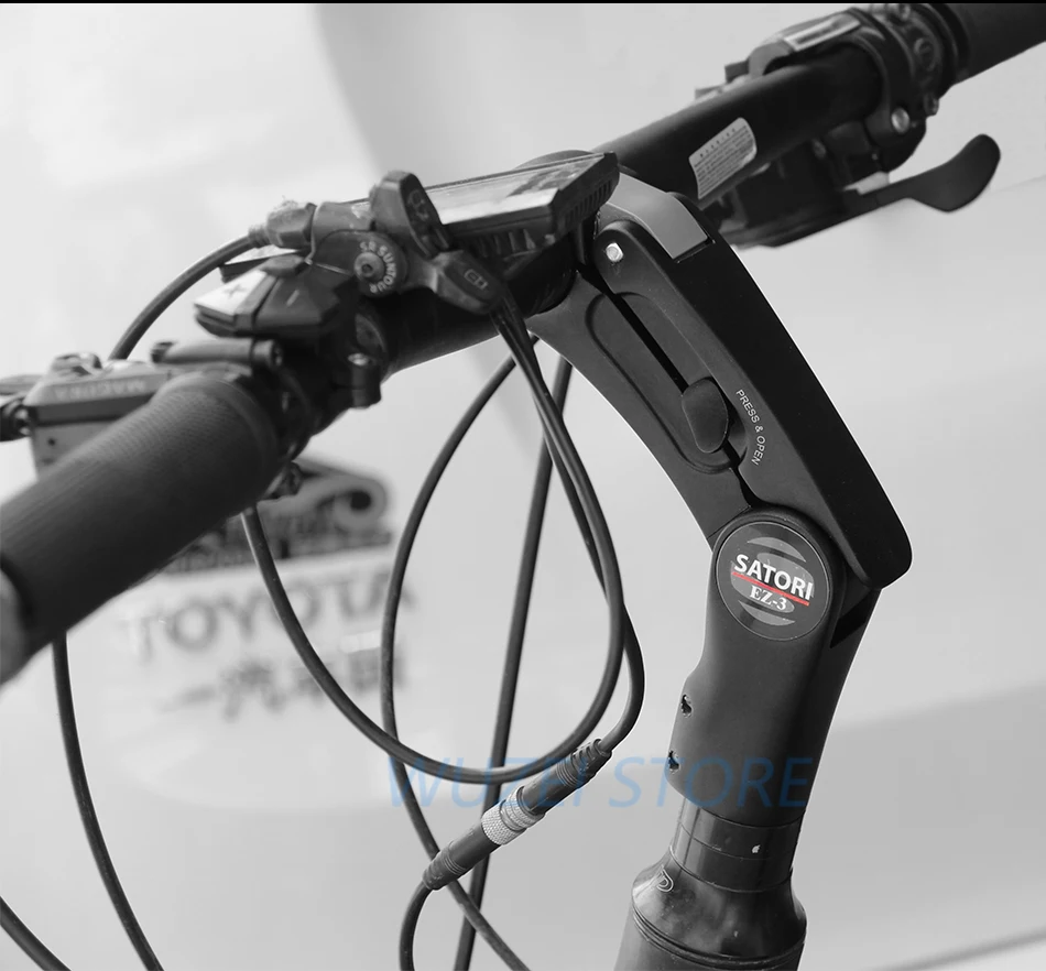 SATORI-EZ3 подъемный Горный Руль, кованый Стержень 31,8 мм, регулируемая высота подъемника с предварительно регулируемым винтом, Аксессуары для велосипеда