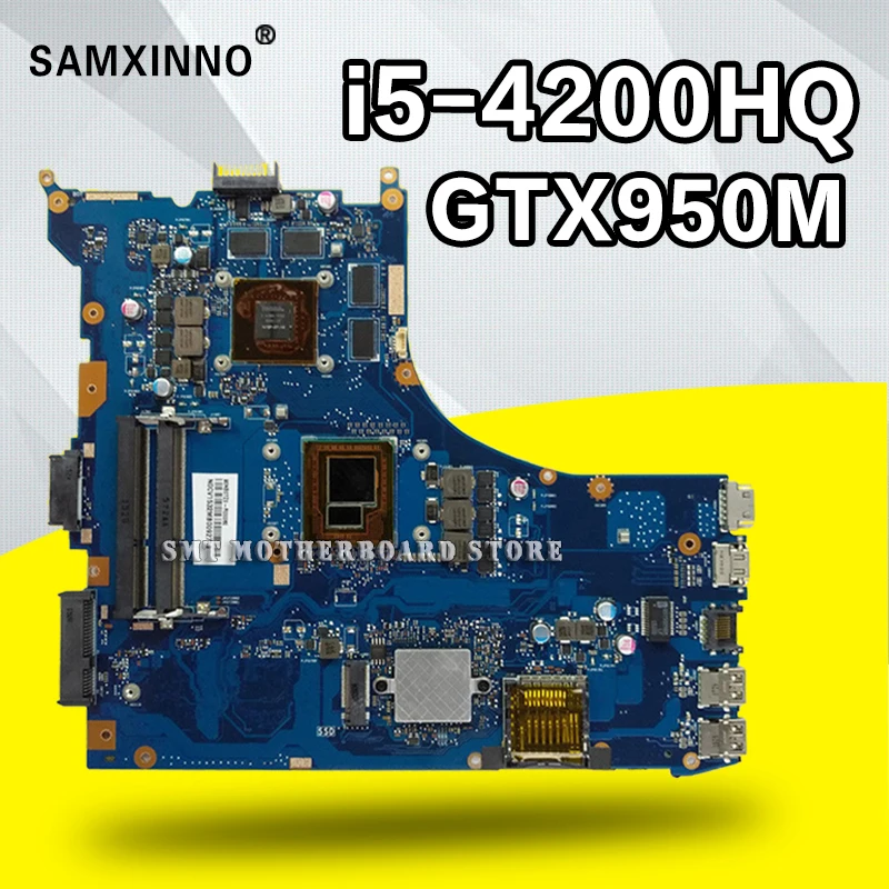

GL552JX I5-4200HQ/AS/GTX950M GL552JX Motherboard For ASUS ROG ZX50J GL552JX laptop Motherboard GL552JX mianboard Test work 100%!
