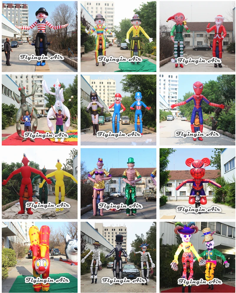 Забавные надувной клоун костюмы 3,5 м высота фигурка контролируется ходьба марионетка для праздника парадный Декор