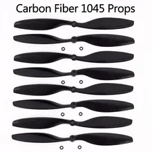 8pcs 10×4.5 1045 Carbon Fiber Propeller Blade CW/CCW Props for Multicopter 10inch F450 F550 Drone RC Spare Parts