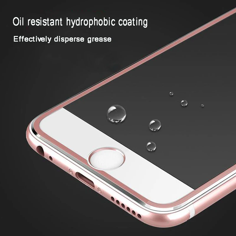 8D цветное изогнутое титановое закаленное стекло для iPhone 8 6 6splus на телефон 8Plus 6s